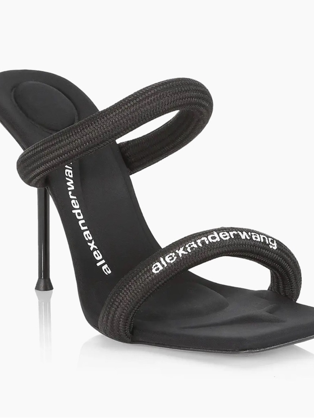 Alexander Wang Black Leather Drawstring Shoulder Bag + Matching Shoes